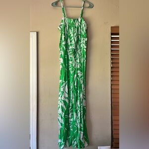 Lilly Pulitzer for Target Jumpsuit Girls Size XL 14 / 16 Green Boom Boom Palm